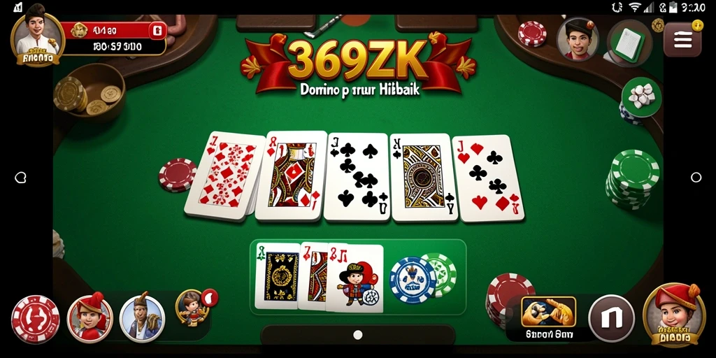 Tangkapan layar utama dari gameplay seru Domino 369ZK.