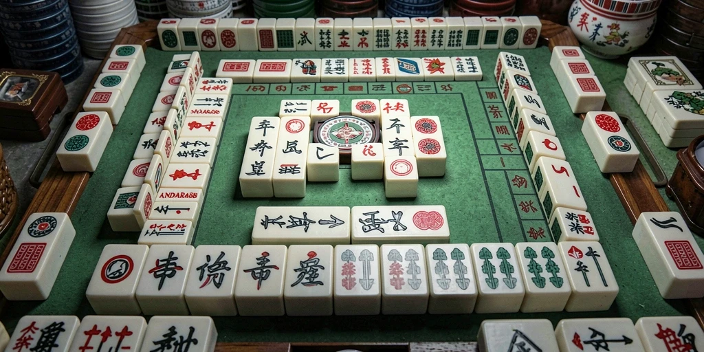Screenshot utama ANDARA88 menampilkan serunya gameplay Mahjong.