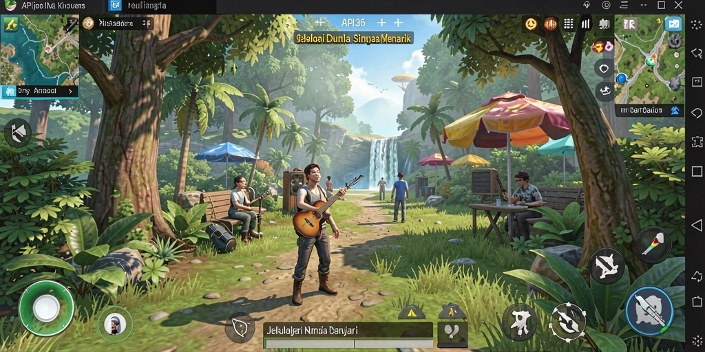 Tampilan menarik dari gameplay API36 dalam simulasi yang mendebarkan.