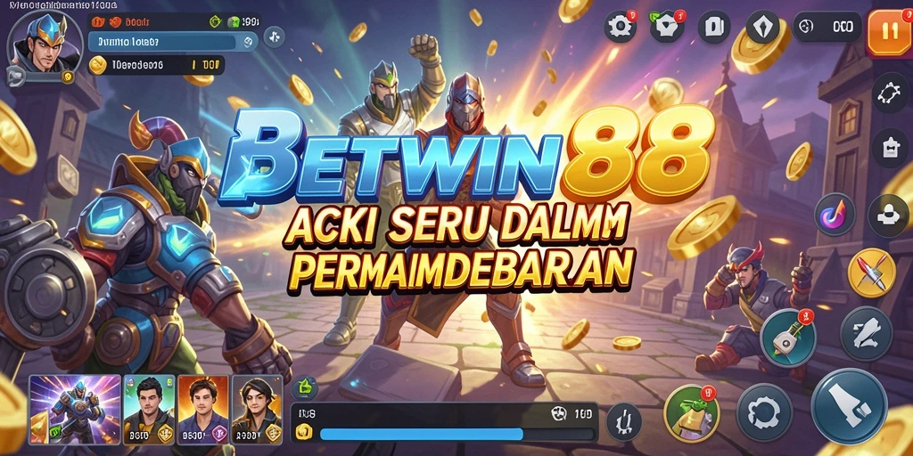 Tampilan gameplay action seru dalam BETWIN88 dengan misi mendebarkan.