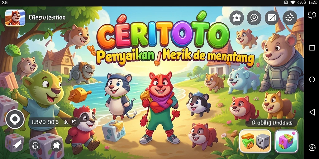 Tampilan gameplay CERITOTO yang menarik dan penuh tantangan.
