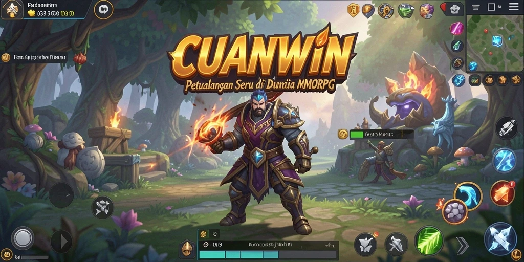 Tampilan utama gameplay di CUANWIN yang memukau dan seru.