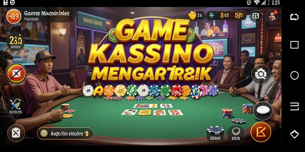 Screenshot H89 menunjukkan gameplay Kasino yang mengasyikkan.