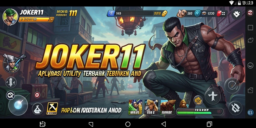 Screenshot utama JOKER11 yang menunjukkan antarmuka aplikasi Utility.
