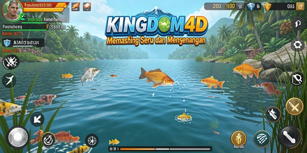 Tangkapan ikan beragam dalam gameplay KINGDOM4D yang menarik.