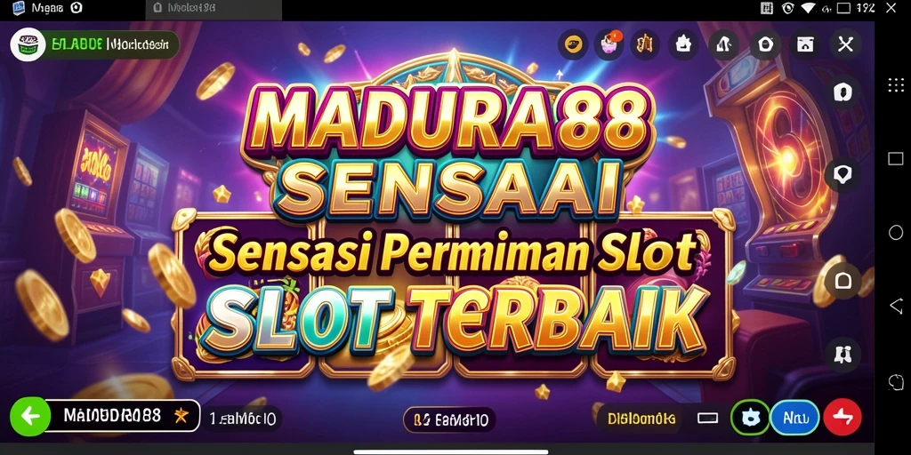 Tampilan menarik dari gameplay Slot di MADURA88.