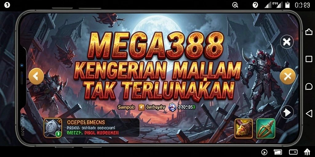 Tangkapan layar menampilkan suasana mencekam dari gameplay MEGA388.