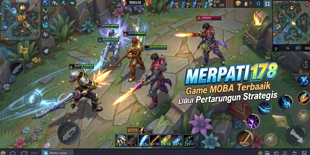 Gameplay seru di arena MOBA MERPATI178.