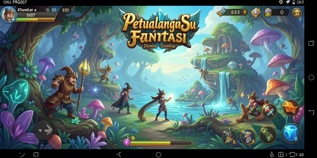 Screenshot gameplay PRG007 yang menampilkan aksi seru di dunia petualangan.