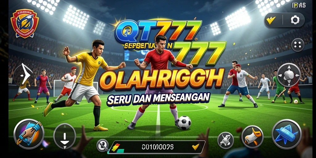 Screenshot menampilkan gameplay kompetitif dalam QT777.