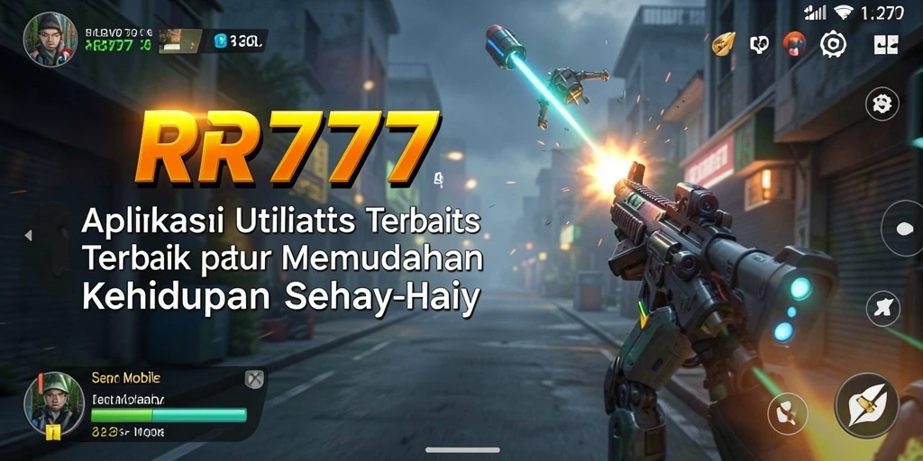 Tampilan aplikasi RR777 yang modern dan fungsional.