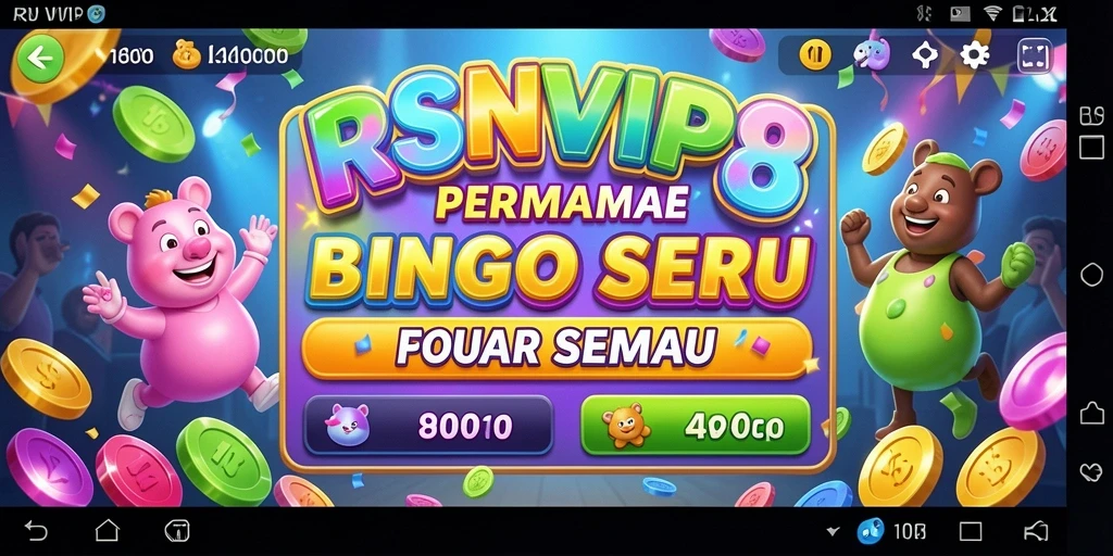 Tampilan gameplay Bingo yang menarik dan interaktif.