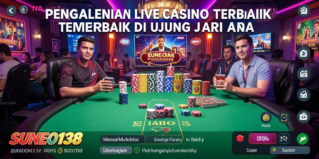 Tampilan gameplay SUNEO138 yang mengesankan di Live Casino.