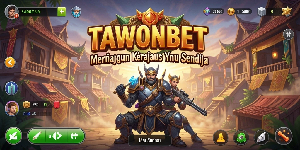 Screenshot gameplay TAWONBET menampilkan keseruan membangun bisnis Tycoon.