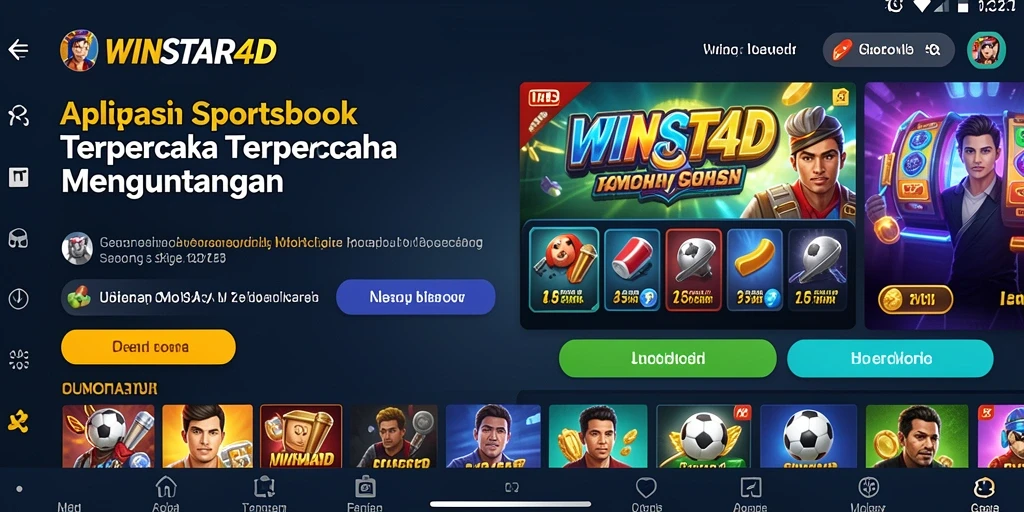 Tampilan gameplay taruhan olahraga yang menarik dari WINSTAR4D.