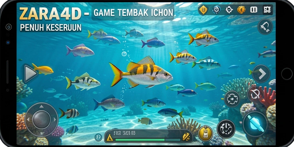 Tampilan gameplay ZARA4D yang menarik dan penuh aksi Tembak Ikan.