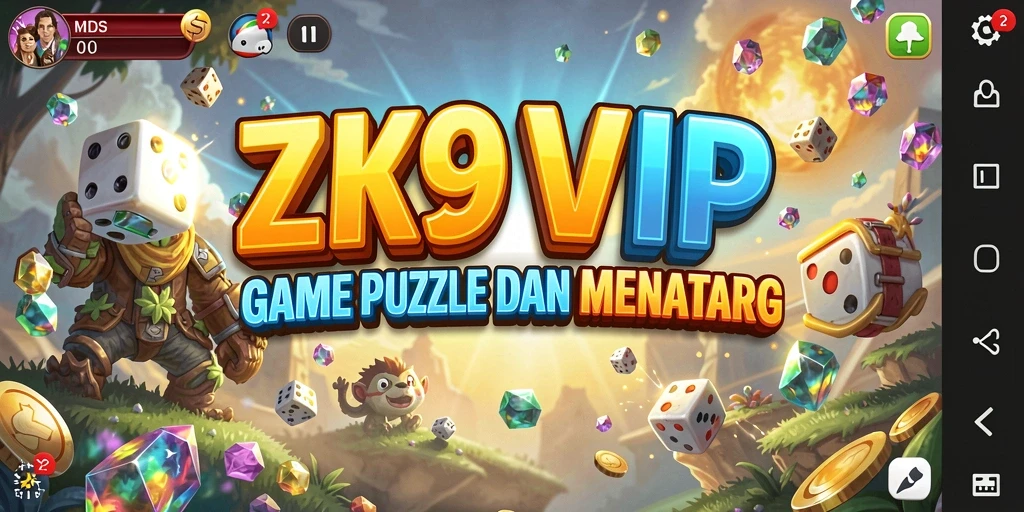 Tampilan gameplay menarik dari ZK9VIP dengan unsur Puzzle.